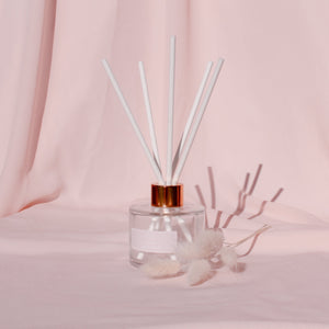 Divine Reed Diffuser - Clear with Rose Gold