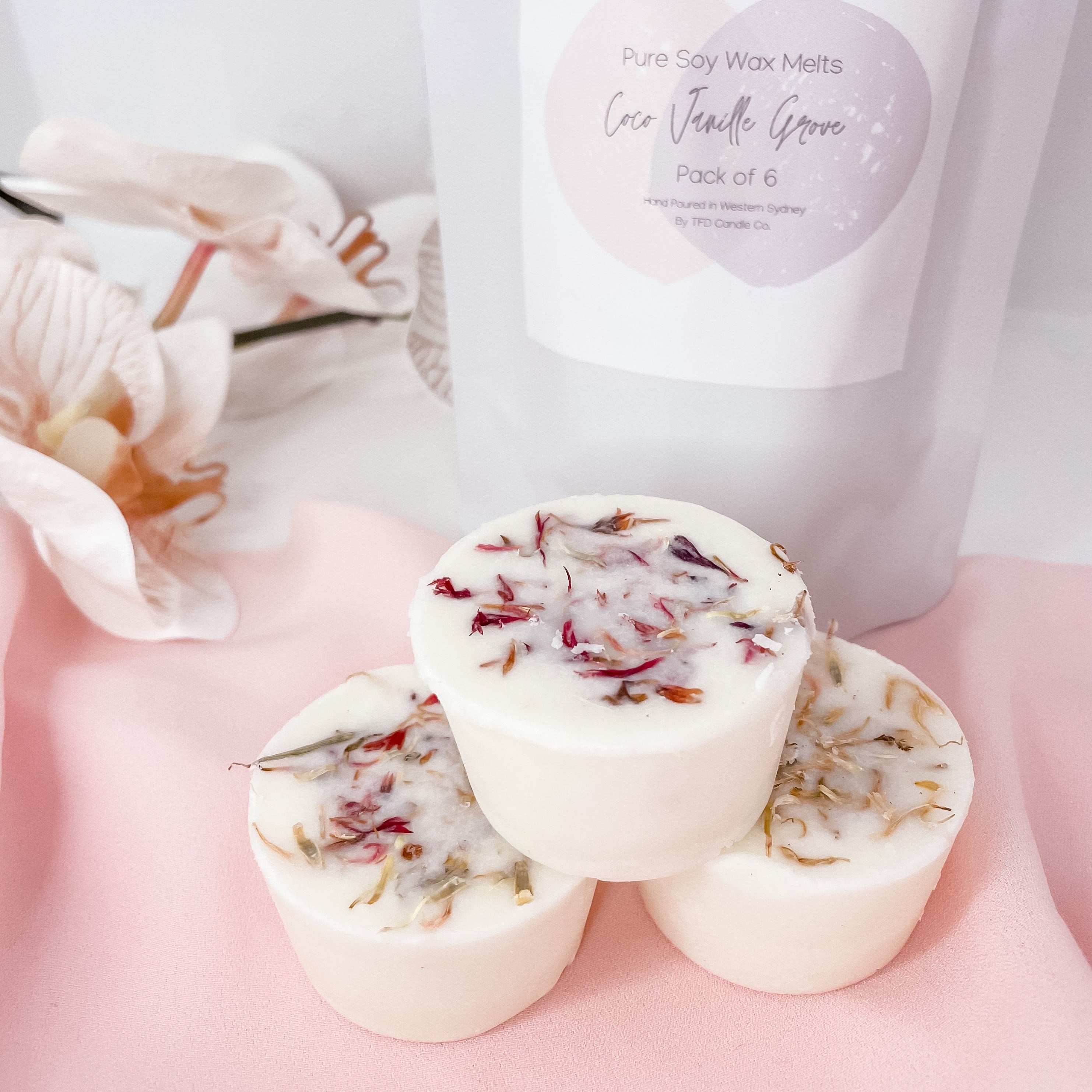 Floral Topped Melts - Pack of 6